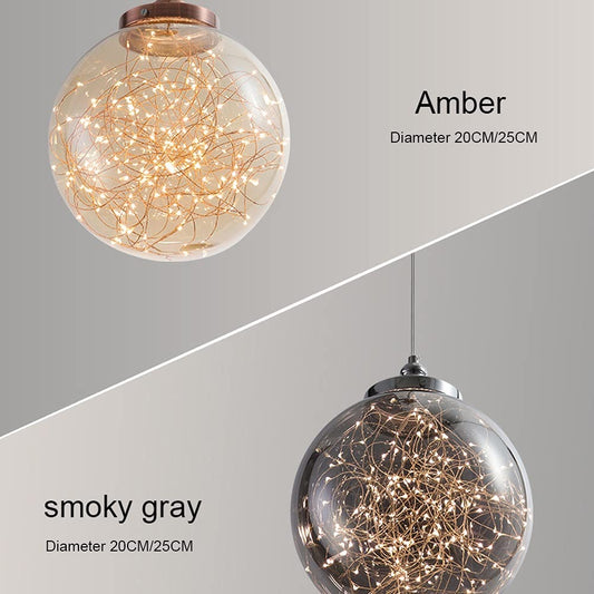 GLOW GALAXY GLOBE LED PENDANT LIGHT