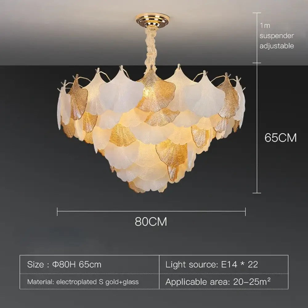GLOW AUTUMN FALL CRYSTAL CHANDELIER