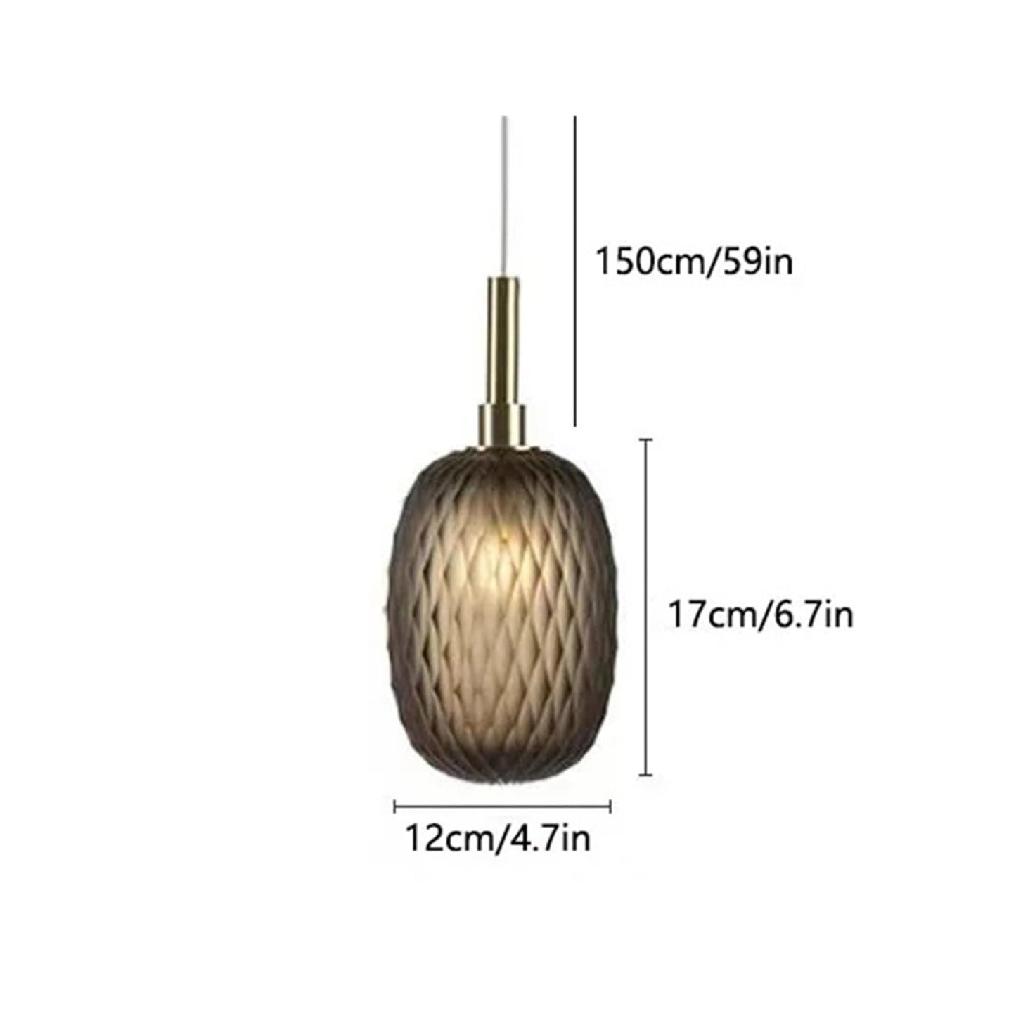 Dragon Glass Pendant Light