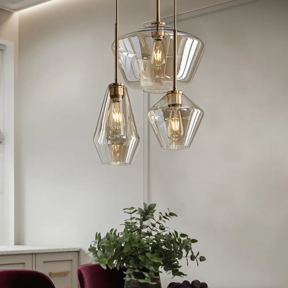 GLOW COGNAC PENDANT LIGHTS