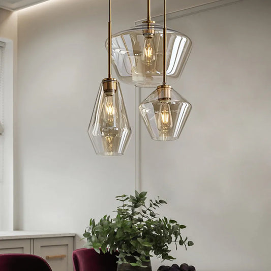 GLOW COGNAC PENDANT LIGHTS