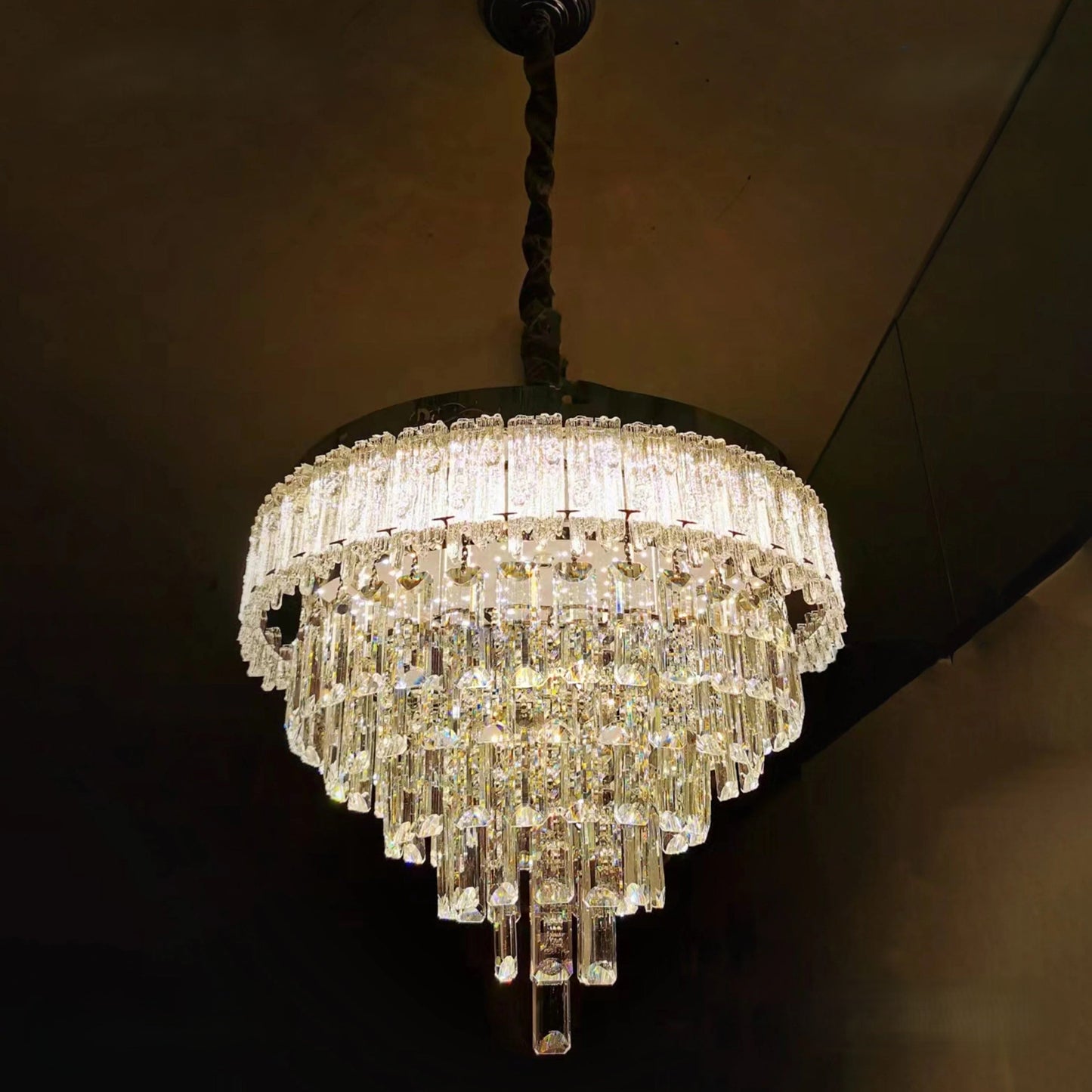 GLOW OPULENT CRYSTAL CHANDELIER