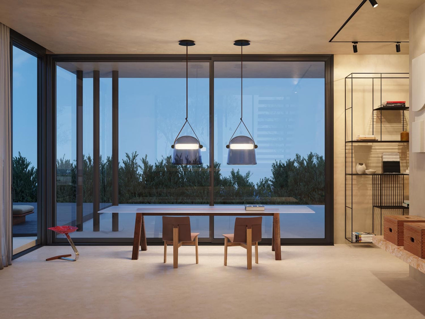 GLOW CHIMING BELLS LED CEILING LIGHT