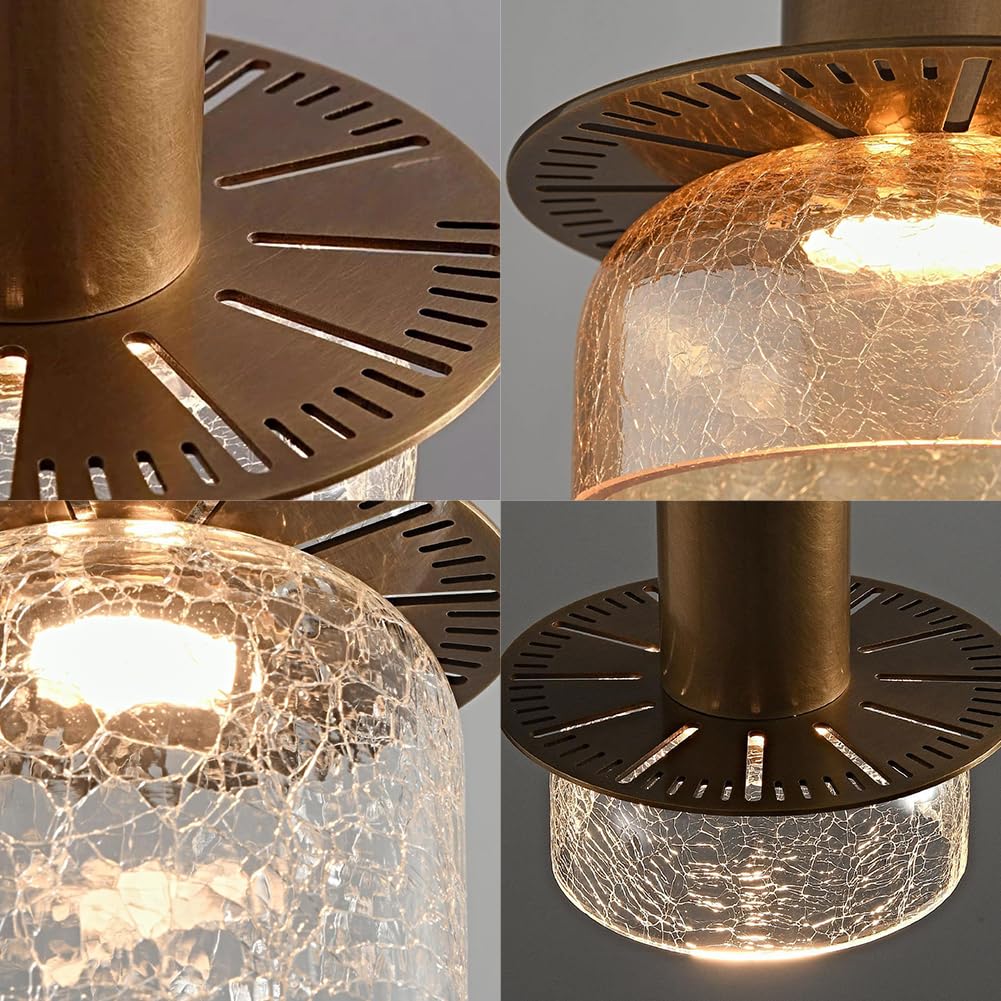 GLOW CRACKLED REALITY LED PENDANT LIGHT