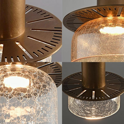 GLOW CRACKLED REALITY LED PENDANT LIGHT