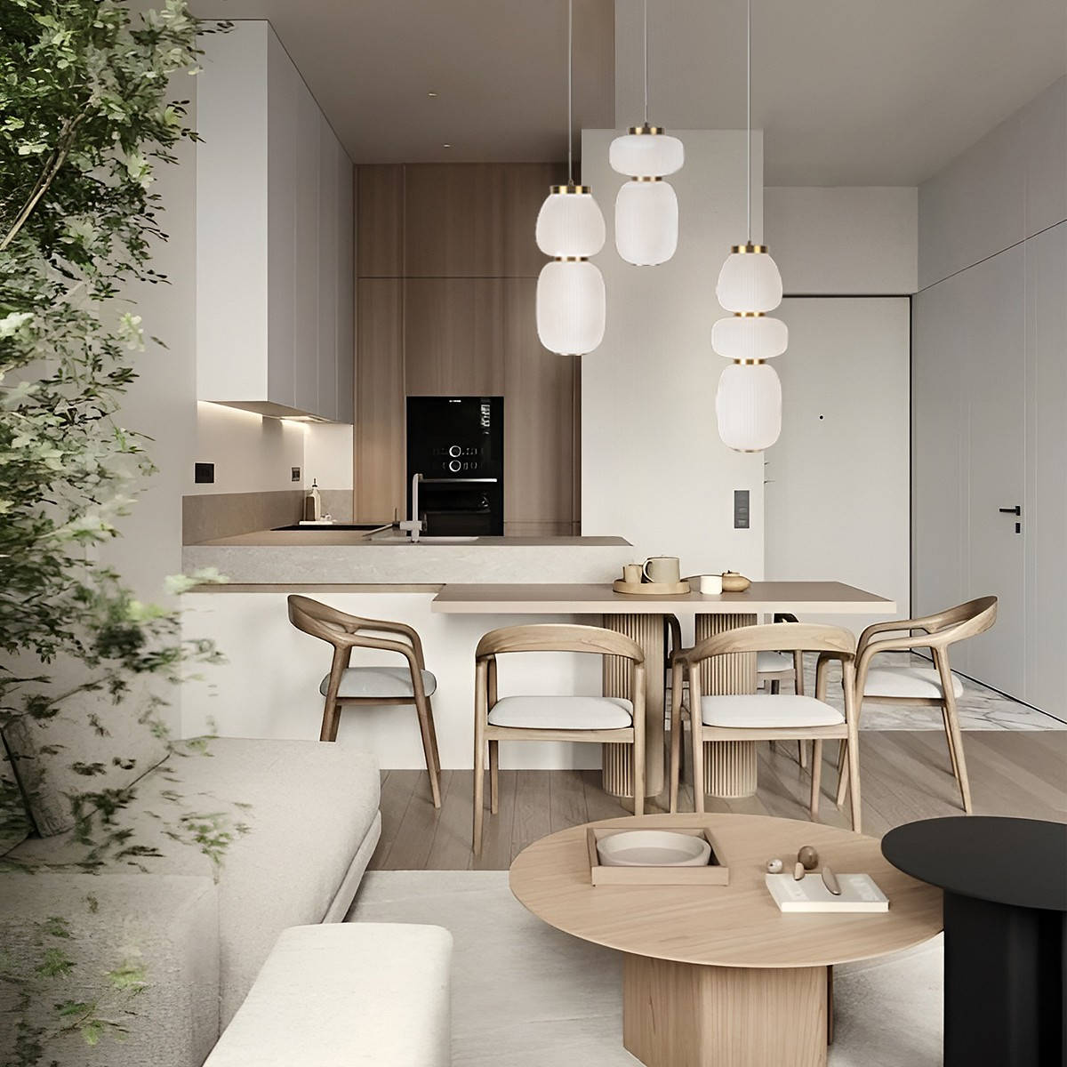 GLOW 3-TIER LED PENDANT LIGHT