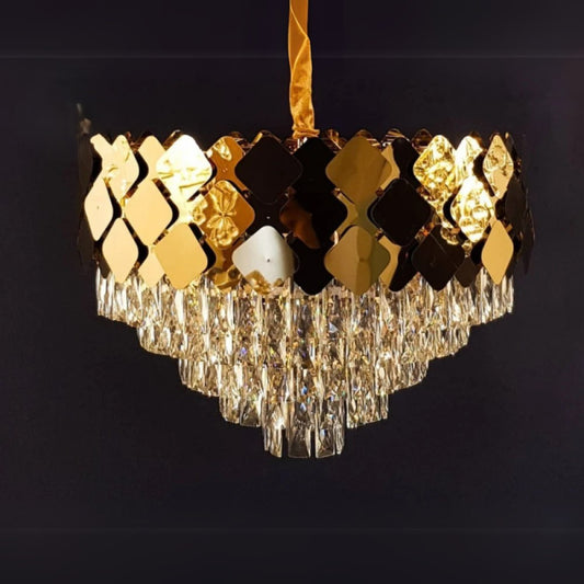 GLOW KING'S CROWN CRYSTAL CHANDELIER