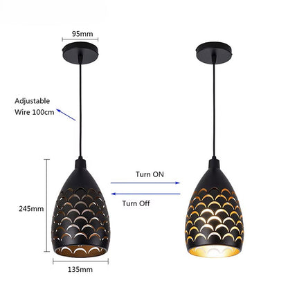 GLOW TIKI MONSOON SUSPENDED PENDANT LIGHT