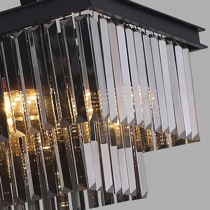 GLOW BLACK NOIR CRYSTAL CHANDELIER