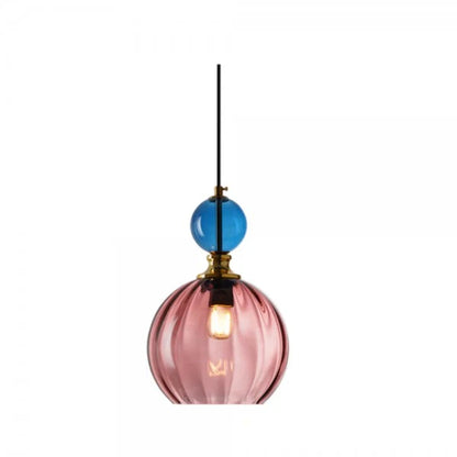 GLOW EXTENDED RIBBED GLASS PENDANT LIGHT