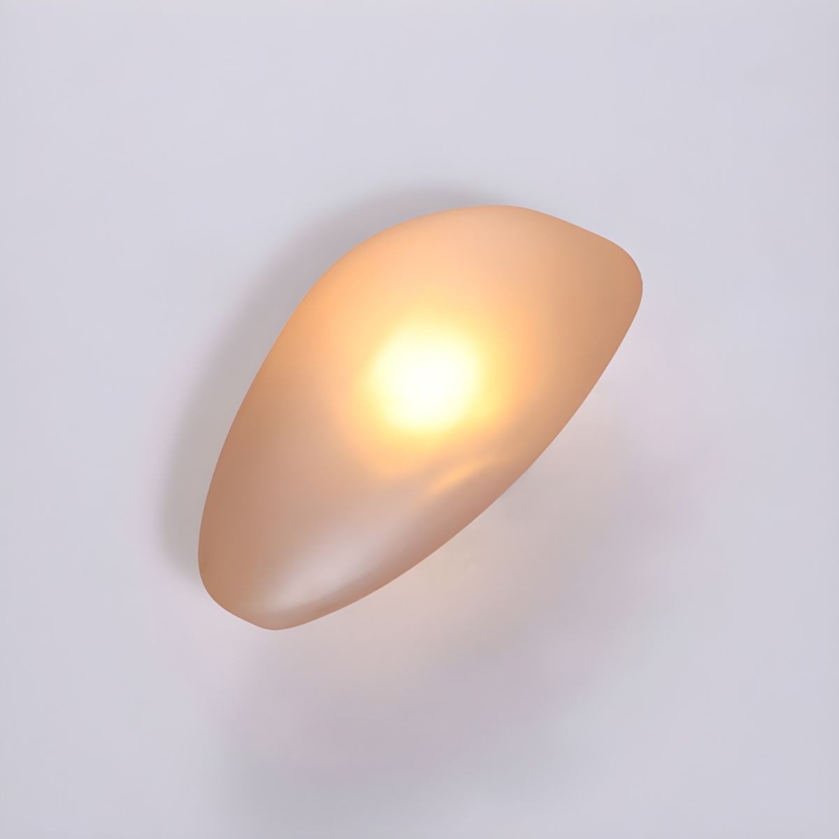 GLOW LUMINISCENT PEBBLE LED WALL SCONCE LIGHT