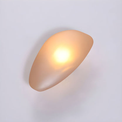 GLOW LUMINISCENT PEBBLE LED WALL SCONCE LIGHT