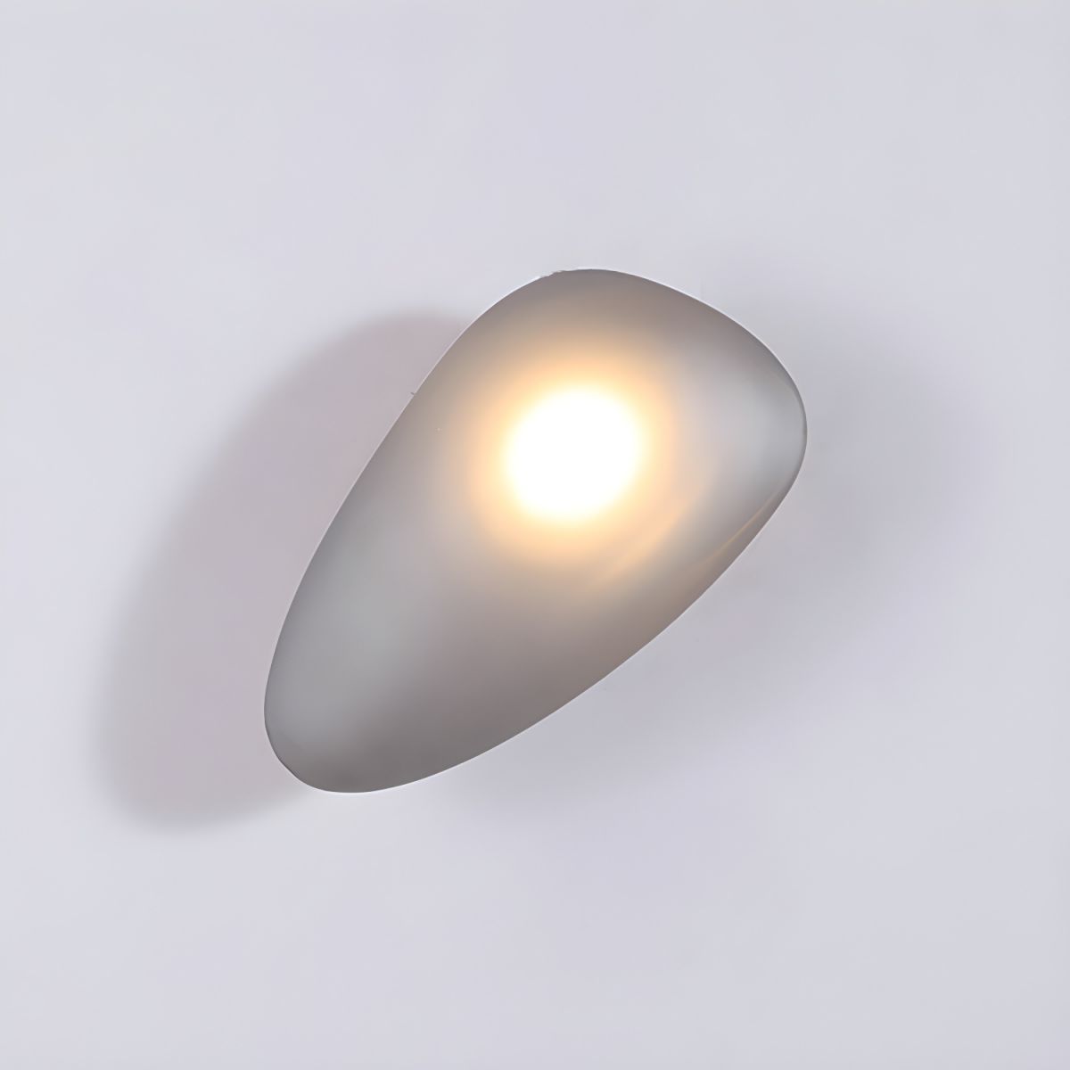 GLOW LUMINISCENT PEBBLE LED WALL SCONCE LIGHT