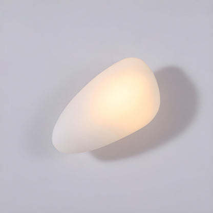 GLOW LUMINISCENT PEBBLE LED WALL SCONCE LIGHT