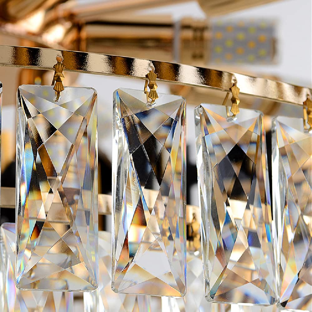 GLOW OBSIDIAN CRYSTAL CHANDELIER