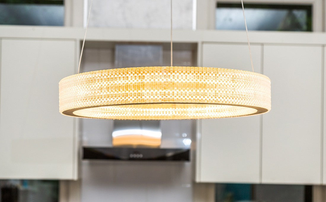 GLOW PROMISE-RING LED CRYSTAL CHANDELIER