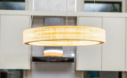 GLOW PROMISE-RING LED CRYSTAL CHANDELIER