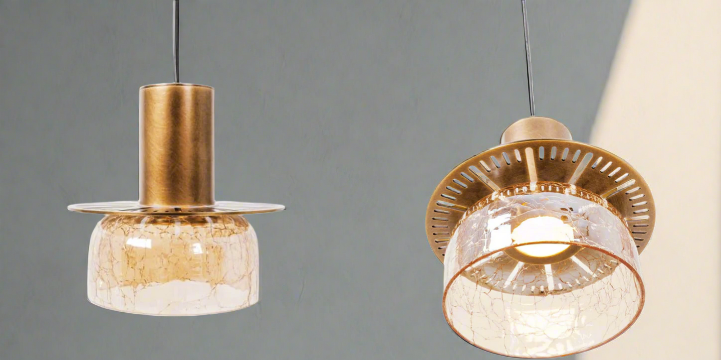 GLOW CRACKLED REALITY LED PENDANT LIGHT