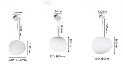 GLOW SUSPENDED BOULDER PENDANT LIGHT