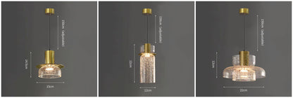 GLOW CRACKLED REALITY LED PENDANT LIGHT