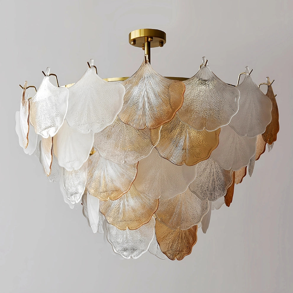 GLOW AUTUMN FALL CRYSTAL CHANDELIER